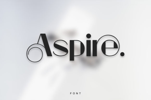 Aspire Font: A Modern Display Font for Creative Projects