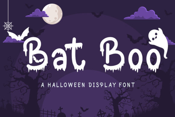 Bat Boo: A Spooky Display Font for Bold Branding