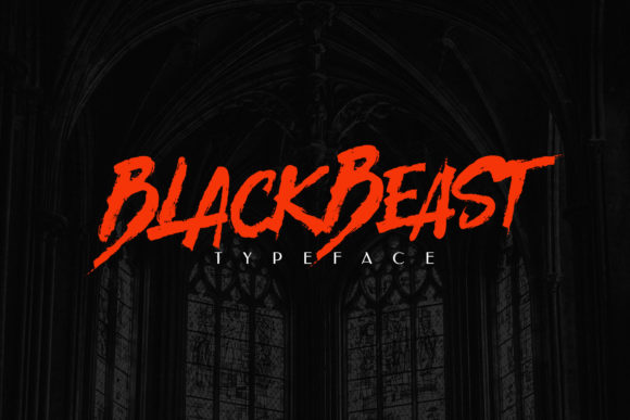 BlackBeast: A Bold Display Font for Creative Makers