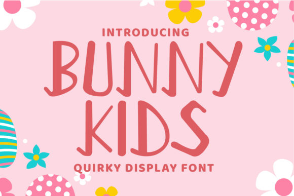 Bunny Kids Font for Playful Handmade Creations
