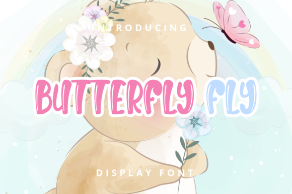 Butterfly Fly: A Playful Display Font for Digital Creatives
