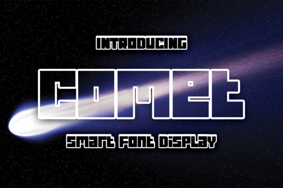 Comet Display Font for Bold Campaign Headlines