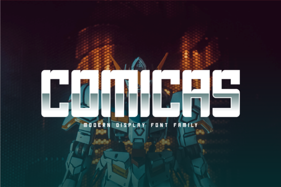 Comicas: A Bold Display Font for Creative Makers