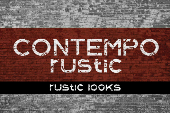 Contempo Rustic: A Bold Display Font for Modern Editorial Design