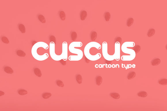 Cuscus Font for Cute and Bubbly Craft Creations