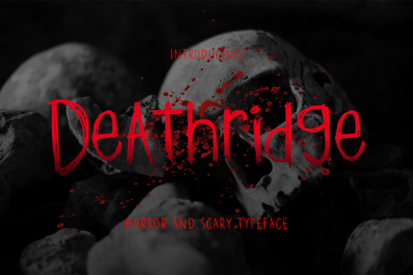 Deathridge Font: A Dramatic Display Type for Bold Designs