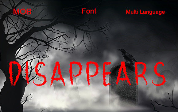 Disappears Font for Dramatic Web Design
