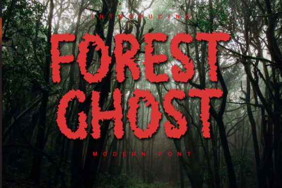 Forest Ghost: A Display Font for Halloween and Creative Campaigns