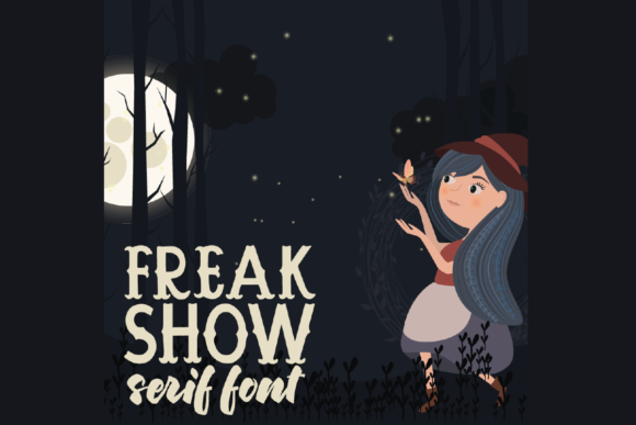 Freak Show Font for Bold and Distinctive Craft Projects
