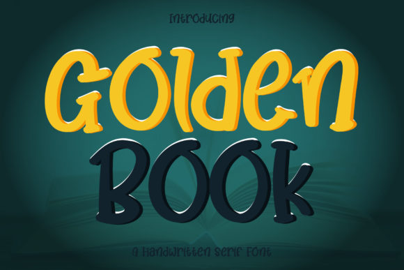 Golden Book Font for Eye-Catching Digital Designs