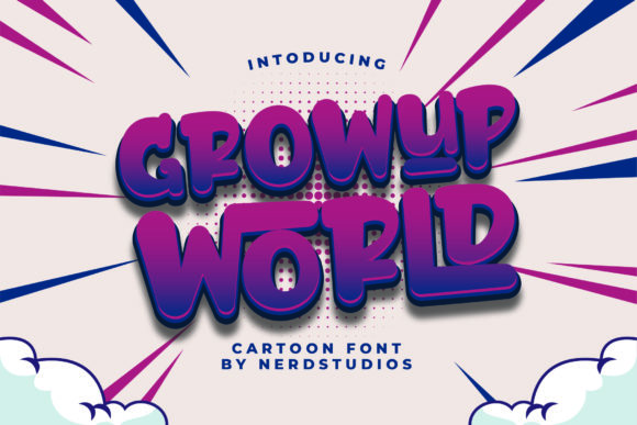 Growup World Font for Business Branding and Design