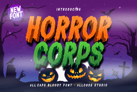 Horror Corps Font for Spooky Branding and Creative Projects