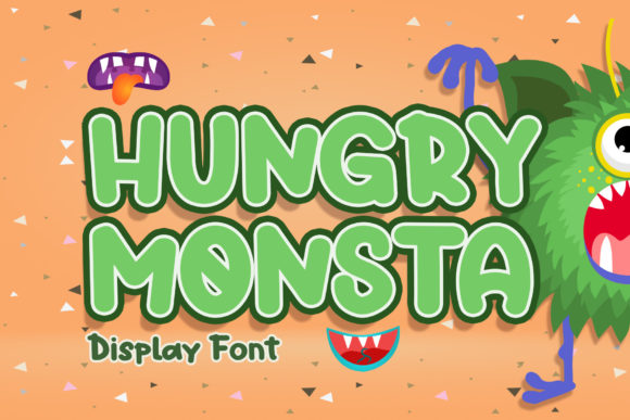 Hungry Monsta Font for Playful Branding and Creative Campaigns