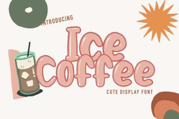 Ice Coffee: A Playful Display Font for Creative Campaigns