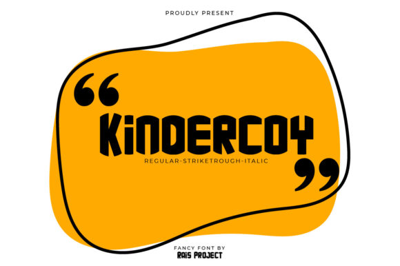 Kindercoy: The Bold Display Font That Elevates Campaigns