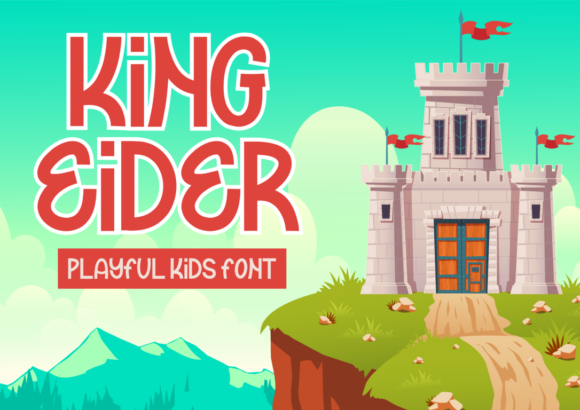 King Eider Font for Playful and Authentic Editorial Design