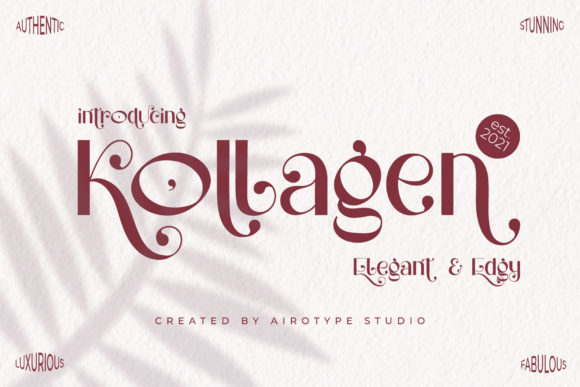 Kollagen: The Elegant Display Font for Creative Makers