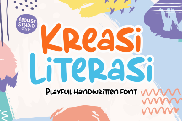 Kreasi Literasi: A Playful Display Font for Creative Projects