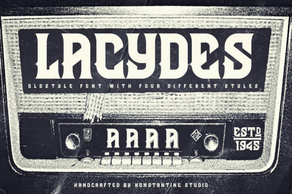 Lacydes Display Font for Bold Editorial Designs