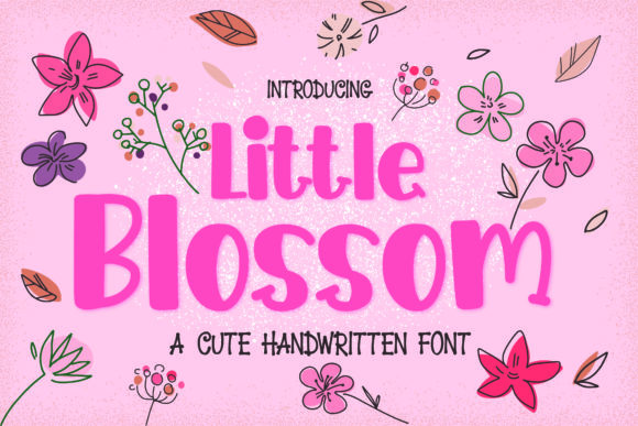 Little Blossom: A Whimsical Font for Joyful Editorial Design