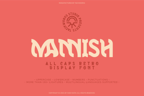 Mannish Font for Creative Projects and Branding