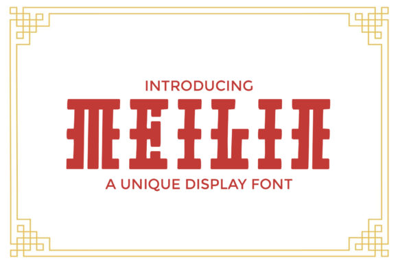 Meiling: A Bold Display Font for Modern Web Design