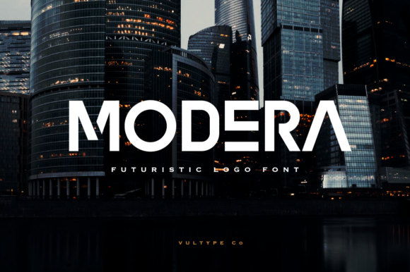 Modera: A Bold Display Font for Modern Web Design