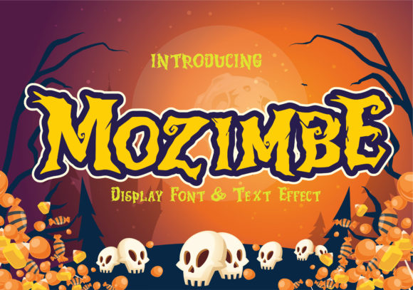 Mozimbe Font for Quirky Editorial Designs