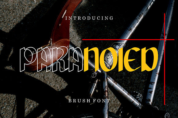 Paranoied Display Font for Bold Creative Projects