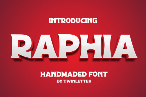 Raphia Font for Playful and Bold Design Projects