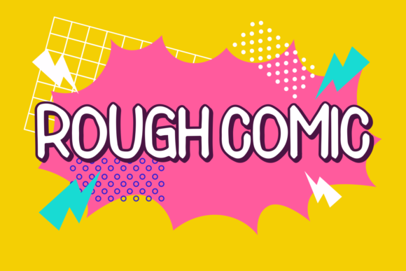 Rough Comic Display Font for Trendy Web Design