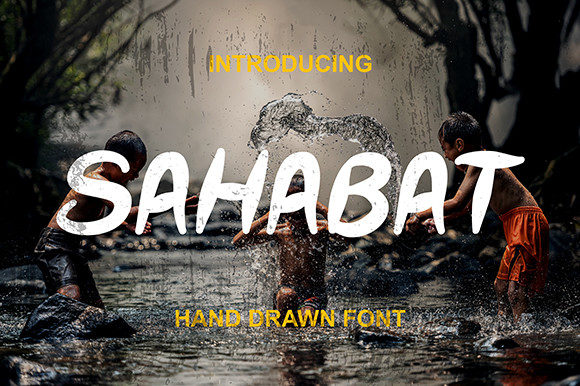 Sahabat Display Font for Editorial Design and Content Creation