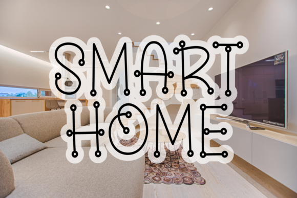Smart Home Font for Modern Branding and Campaign Design