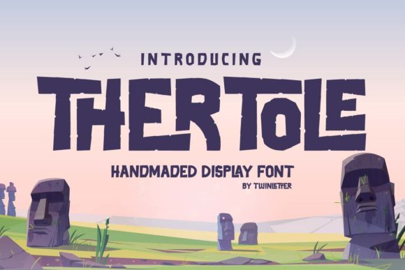 Thertole: A Bold Display Font for Creative Branding Projects