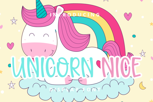 Unicorn Nice: A Playful Display Font for Creative Projects