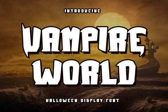 Vampire World Font for Bold Digital Branding