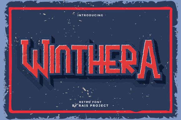 Winthera: A Bold Display Font for Creative Makers