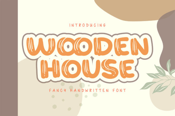 Wooden House Font for Bold Web Design