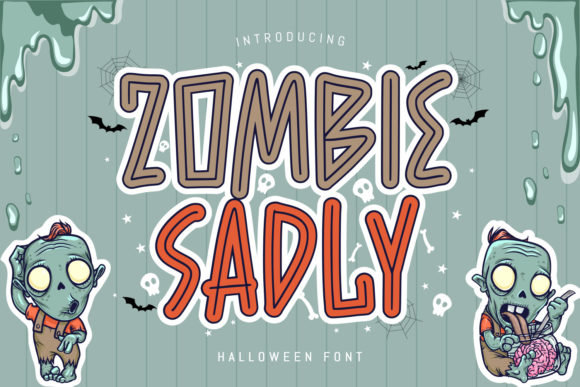 Zombie Sadly Font for Halloween-Themed Branding